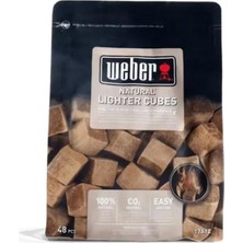 Weber 17612 Eco-Friendly Lighter Cubes – 48'li Çevre Dostu Doğal Ateş Küpü