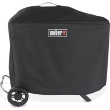 Weber Premium Grill Cover 7770 Barbekü Örtüsü – Weber Traveler® Uyumlu Su Geçirmez Polyester | UV Korumalı | Cırtlı Sabitleme Kayışları