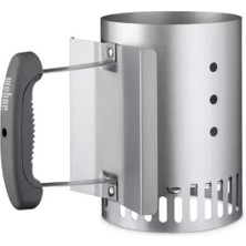 Weber 7447 Rapidfire Compact Chimney Starter – Küçük Kömür Başlatıcı (Hızlı ve Homojen Tutuş; 18″–26″ Weber Uyumlu)
