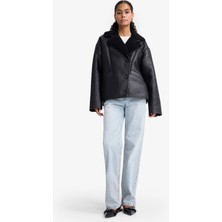 DeFacto Regular Fit Suni Kürk Astarlı Mont F1852AX25WN