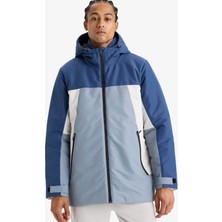 DeFacto Su İtici Regular Fit Kapüşonlu Fermuarlı Rüzgar Geçirmez Mont E9488AX25WN