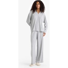 DeFacto Wide Leg Fitilli Kaşkorse Beli Lastikli Pantolon F1012AX25AU