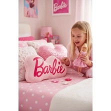 Barbie Lisanslı Yazılı Yastık 37 cm