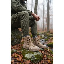 Muggo Ranger Tactical Askeri Fermuarlı ve Bağcıklı Postal Çöl Botu