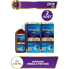 Nutraxin Omega 3 Şurup Karışık Meyve Aromalı 150 ml 2 Adet