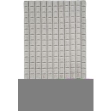 Diamante 7005 Gri - Yumuşak Peluş Halı | Kaymaz Yıkanabilir Halı