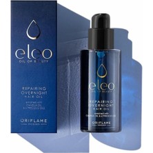 Eleo Kökten Uca Bakım Yapan Onarıcı Gece Için Saç Yağı 38602