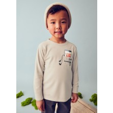Mayoral Çocuk Sweat 4-10 Yaş | %100 Pamuk, Uzun Kollu, Bisiklet Yaka, Baskılı, Yumuşak Doku