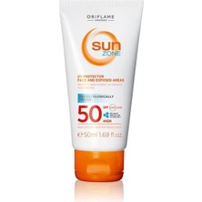 Yüksek Korumalı Güneş Kremi - Sun Zone Yüz ve Güneşe Aşırı Maruz Kalan Bölgeler Için Spf 50