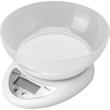 Dijital Mutfak Terazisi, 5 Kg, Beyaz, Hassas Ölçüm, Kolay Kullanım