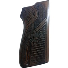 Smith Wesson Ahşap Lazer Işlemeli Kabze