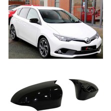 Toyota Auris 2012-2018 Batman Yarasa Ayna Kapağı Takım Piano Black