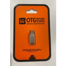  Galaxy S25 Ultra  ile Uyumlu 64GB Çift Taraflı Type-C + USB 2.0 Flash Bellek