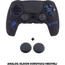 Ps5 Dualsense Futbol Takımı Temalı Koruyucu Silikon Kılıf + Analog Silikon Koruyucu