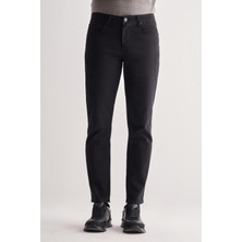 Siyah Casual Slim Fit 5 Cep Düz Paça Pantolon 1003255320