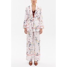 Sarı Kemerli Blazer Ceket 61119