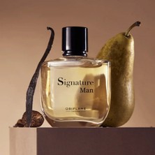 Signature Man Edt Sıcak Vanilya Armut ve Hindistan Cevizi Notalı Çağdaş ve Erkeksi Parfüm