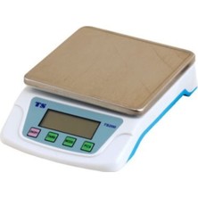 Pratik Mutfak Tartım Terazisi, 10 kg Kapasite, Beyaz Renk