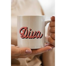 Diva Baskılı Kupa Bardak