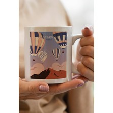 Kapadokya Baskılı Premium Kupa Bardak