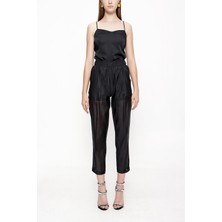Siyah Beli Lastikli Pantolon 41619