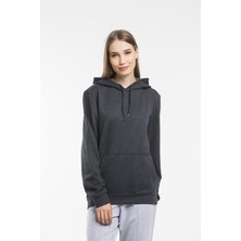 Süperlife Kadın Kapşonlu Regular Fit Ince Sweatshirt SPR21K55