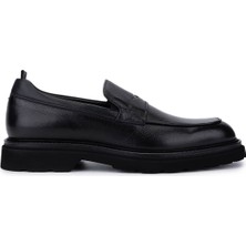 Rossi Erkek Hakiki Deri Siyah Loafer Ayakkabı 668 1204 Erk Ayk SK25-26 Nero