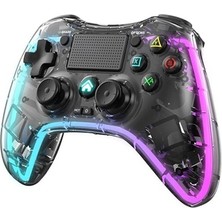 Playstation 4 Rgb LED Işıklı Kablosuz Joystick Gamepad Oyun Kolu