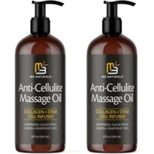 Anti Cellulıte Sıkılaştırıcı Yağı Yakıcı Masaj Bakım Yağı 240 ml 2 Adet