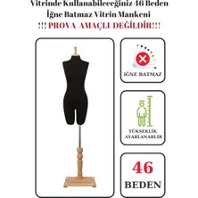 46 Beden Iğne Batmaz Vitrin ve Fotoğraf Çekimi Için Pantolon Giyebilen Terzi Mankeni Vitrin Mankeni