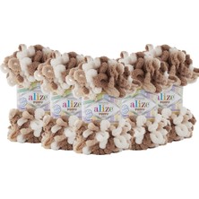 Alize Puffy Color El Örgü Ipliği 6398 Çok Renkli  - 5 Adet