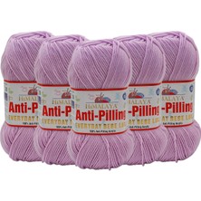 Himalaya Everyday Bebe Lux Anti Pilling El Örgü Ipliği 70408 Lila  - 5 Adet