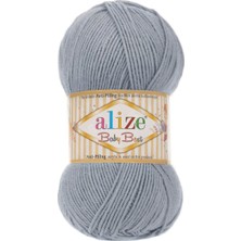 Alize Baby Best Anti Pilling El Örgü Ipliği 119 Gri  - 1 Adet