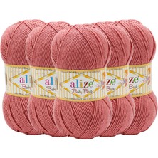 Alize Baby Best Anti Pilling El Örgü Ipliği 354 Gül Kurusu  - 5 Adet