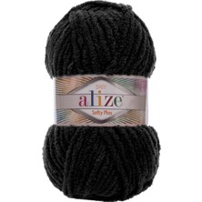 Alize Softy Plus El Örgü Ipliği 60 Siyah  - 1 Adet