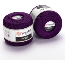 Yarnart Violet El Örgü Ipliği 50GR 5550 Mor  - 1 Adet