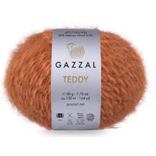 Gazzal Teddy El Örgü Ipliği 50GR 6546 Taba  - 1 Adet