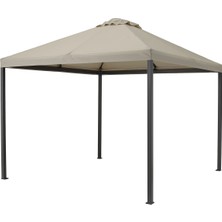 Çardak, Koyu Gri-Bej, Perdesiz ve Filesiz