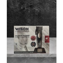 Siyah Wison WS-9800 Saç Tıraş Makinesi, Pratik ve Şık Tasarım ile Kullanıma Hazır