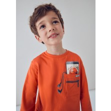 Mayoral Çocuk Sweat  4-10 Yaş | %100 Pamuk, Uzun Kollu, Bisiklet Yaka, Baskılı, Yumuşak Doku