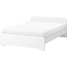 Çift Kişilik Karyola, Beyaz, 140X200 cm