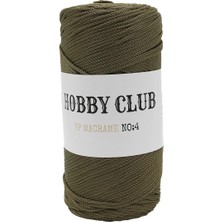 Hobby Club 4 No Polyester Makrome Ip 200GR 3mm 192 Haki  - 1 Adet