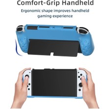 Nintendo Switch OLED El Destekli Grip Tasarımlı Koruyucu Silikon Kılıf