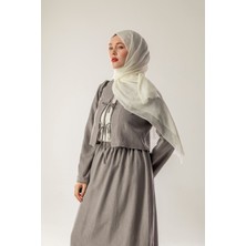 Pamuk Şal Düz Beyaz - Günlük Kullanım