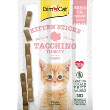 Gimcat Sticks Kitten Hindili Yavru Kedi Ödül Çubukları 3X3GR
