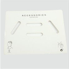 Depomix Fular Kartı 14X16 Cm-Beyaz