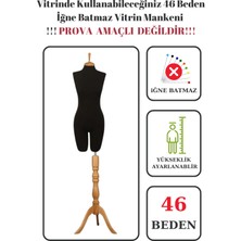 46 Beden Iğne Batmaz Vitrin ve Fotoğraf Çekimi Için Pantolon Giyebilen Terzi Vitrin Mankeni