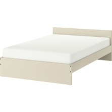 Çift Kişilik Karyola, Açık Bej, 140X200 cm