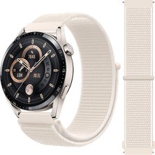 Samsung Galaxy Watch Active-Watch 3 41 mm (20MM) Uyumlu Ayarlanabilir Hasır Örgü Cırtlı Spor Kordon