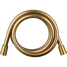 Fause Pvc Gold Duş Hortumu 150 cm Pirinç Somon Altın KDH103-G